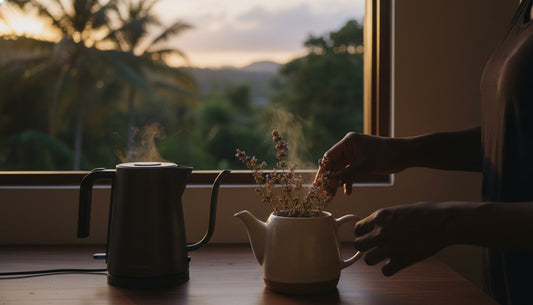 Preparing Blue Vervain Tea for Relaxation: A Sacred Jamaican Ritual