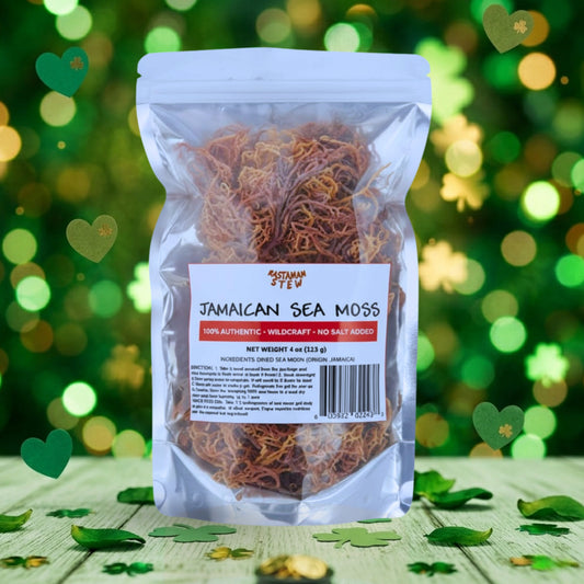 SEA MOSS RAW ORGANIC , SEA MOSS DRY WILDCRAFTED 4oz