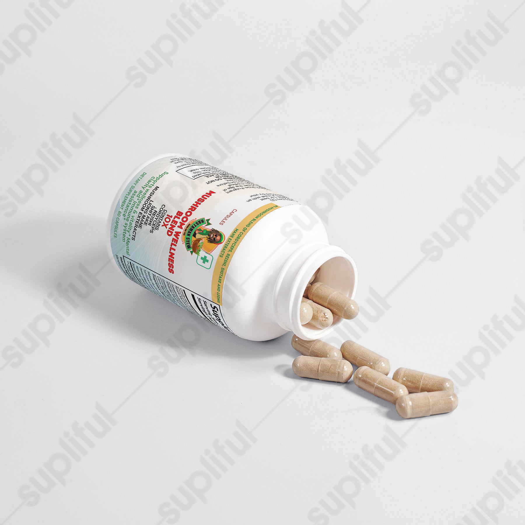 Mushroom Blend Complex 10 X CapsulesTraditional healers have used medicinal mushrooms for thousands of years. These powerful fungi are known for their antioxidants, polysaccharides, and other compoundsNatural ExtractsRastaman StewRastaman StewMushroom Blend Complex 10