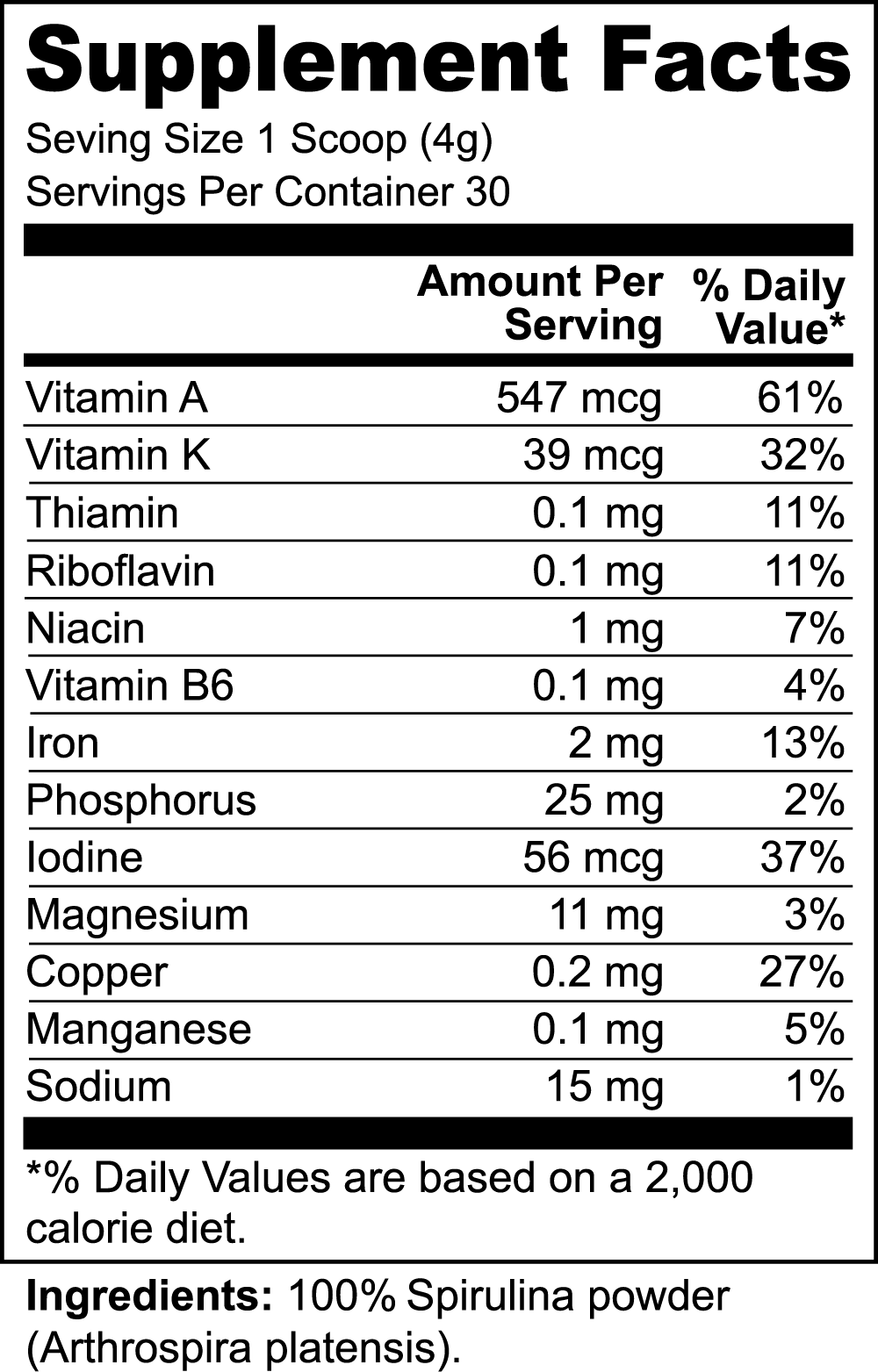 Rastaman Stew Organic Spirulina PowderSpirulina is a blue-green algae known for its high protein level and dense nutrient content. It is one of the world’s most well-known health supplements and has beenNatural ExtractsRastaman StewRastaman StewRastaman Stew Organic Spirulina Powder