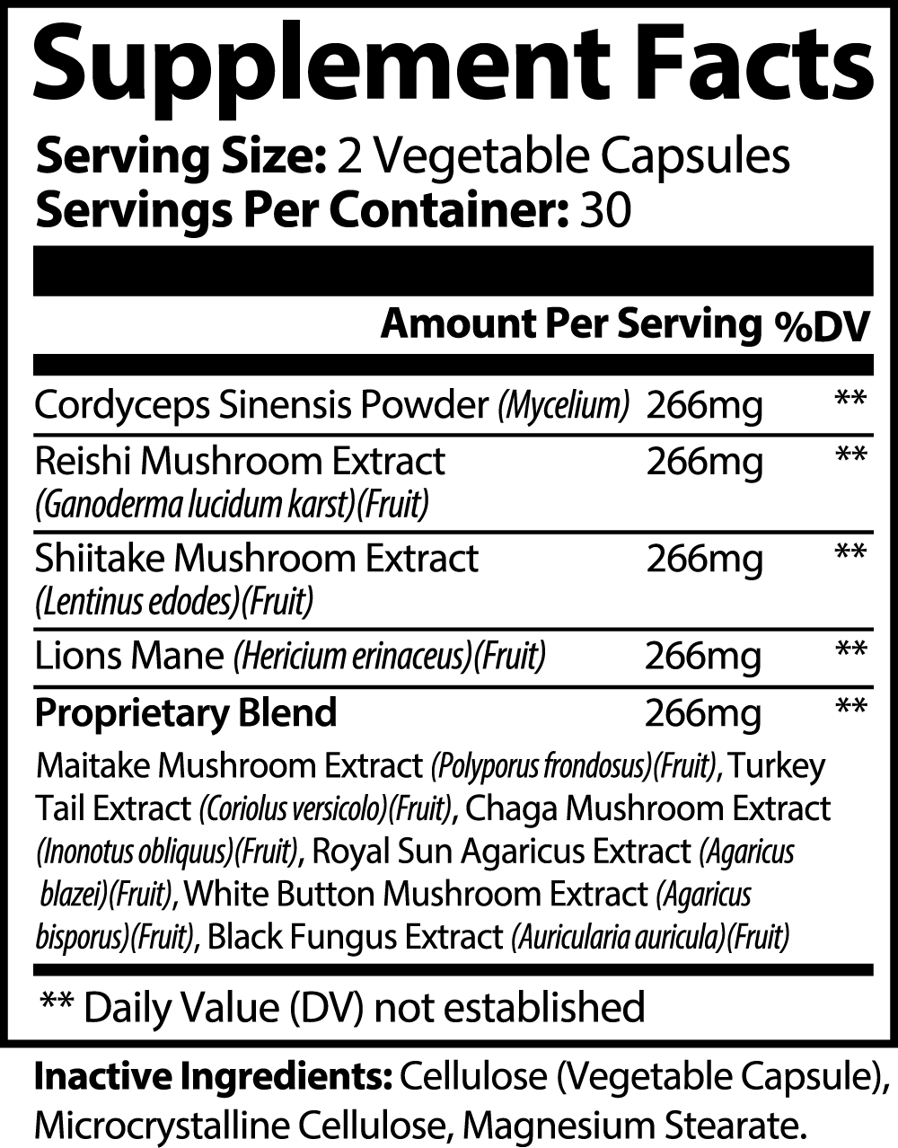 Mushroom Blend Complex 10 X CapsulesTraditional healers have used medicinal mushrooms for thousands of years. These powerful fungi are known for their antioxidants, polysaccharides, and other compoundsNatural ExtractsRastaman StewRastaman StewMushroom Blend Complex 10