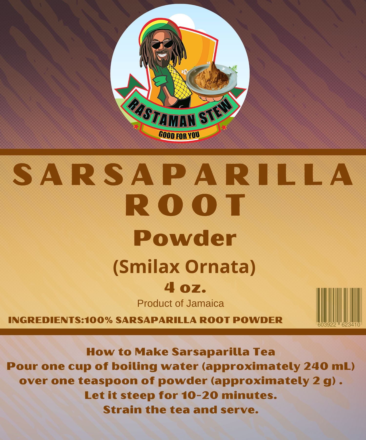 Sarsaparilla Powder Root TeaDiscover the Healing Power of Sarsaparilla
Explore the centuries-old tradition of using sarsaparilla for its remarkable healing properties. Indigenous peoples worldwPowered TeaRastaMan StewRastaman StewSarsaparilla Powder Root Tea