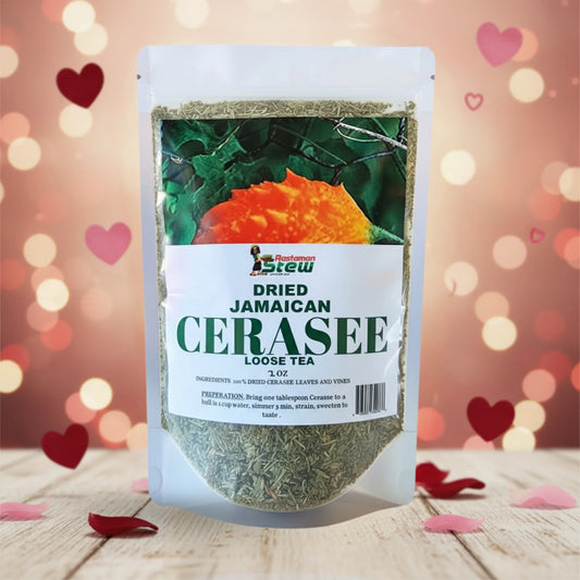 Dried Jamaican Cerasee Loose Tea, Bitter Melon 2oz Rastaman Stew