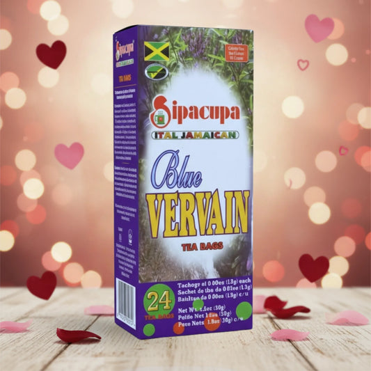 Sipacupa Blue Vervain Herbal Organic 24Tea Bags