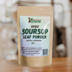RastaMan Stew Grounded Soursop Leaf Tea Powder 113 Gram - Graviola/Guanabana Organic Leaves Stem - Rich in Antioxidants - No Added Preservative (4oz)