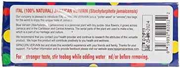 Sipacupa Blue Vervain Herbal Organic Tea 24 Bags Packaging