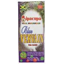 Sipacupa Blue Vervain Herbal Organic 24Tea Bags packaging