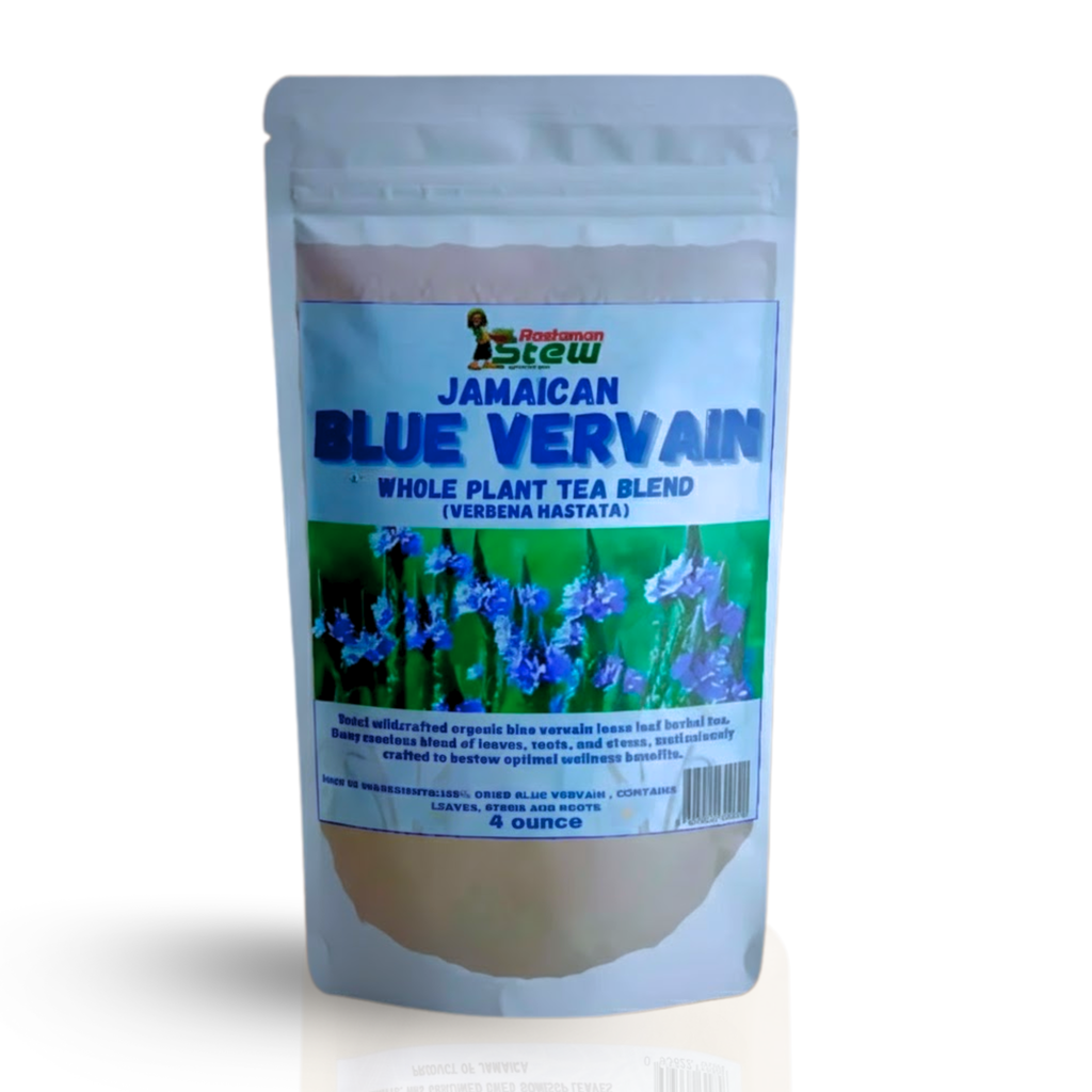 Rastaman Stew Jamaican Blue Vervain Loose Leaf Tea | Natural Herbal Tea for Relaxation & Wellness