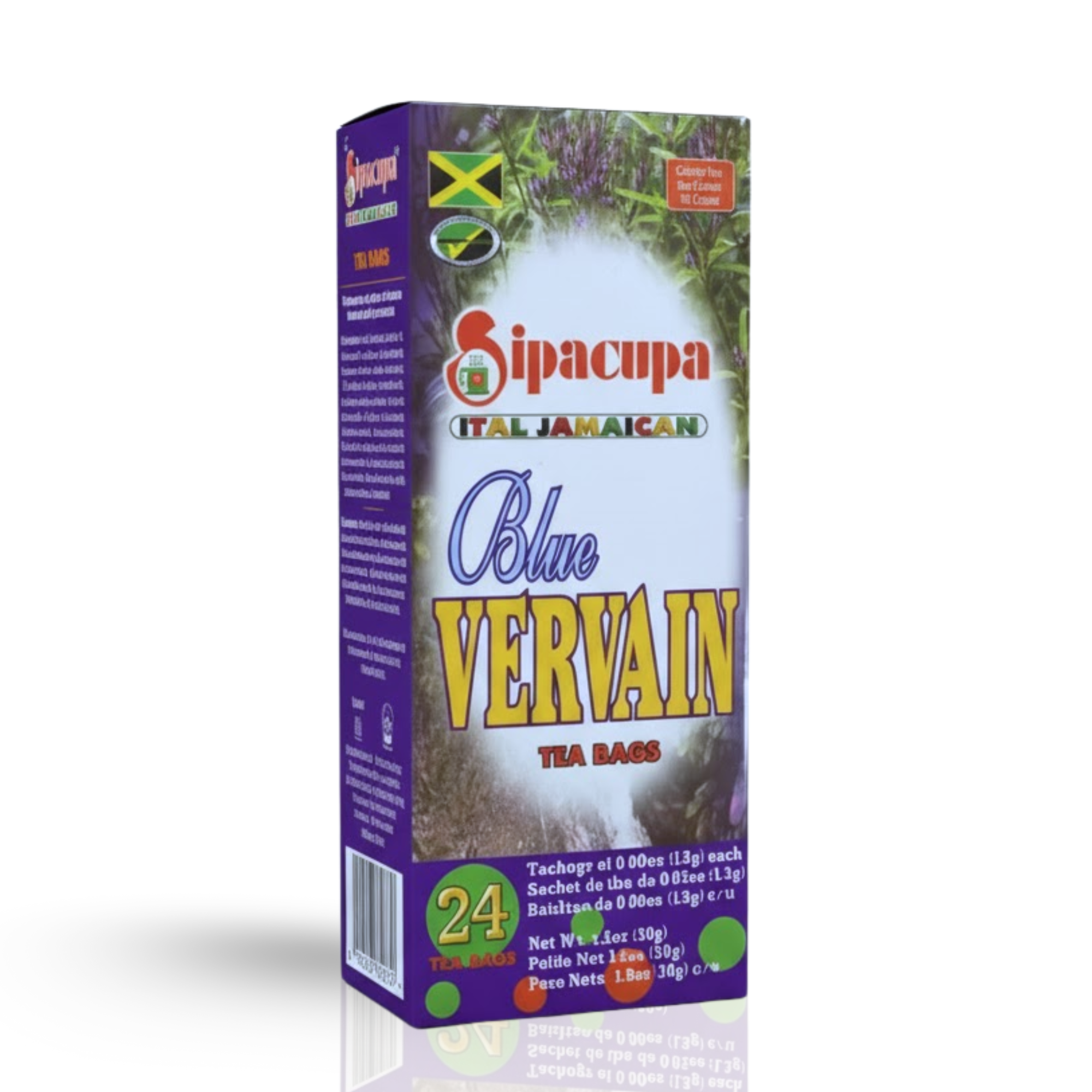 Sipacupa Blue Vervain Herbal Organic 24Tea Bags