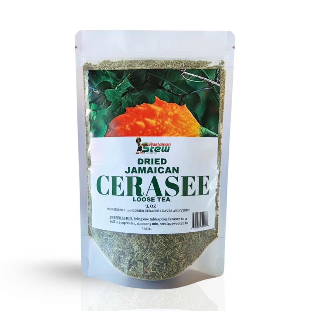 Dried Jamaican Cerasee Loose Tea, Bitter Melon 2oz Rastaman Stew