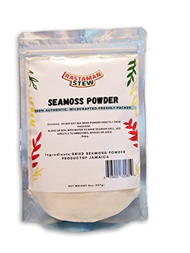 Jamaican Sea Moss Powder 8ozSea Moss has a long history of traditional use, and it may have some potential benefits. Some people believe that Sea Moss could help support digestive health and soSea MossRastaMan StewRastaman StewJamaican Sea Moss Powder 8oz